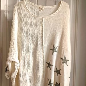 Ladies pull over sweater